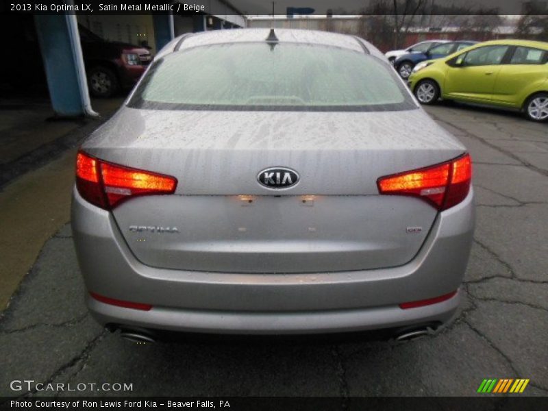 Satin Metal Metallic / Beige 2013 Kia Optima LX