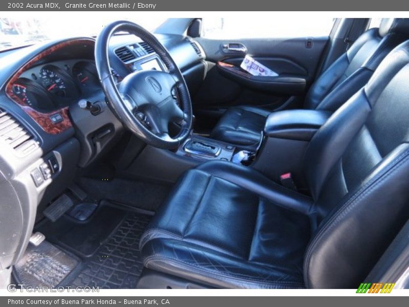 Granite Green Metallic / Ebony 2002 Acura MDX