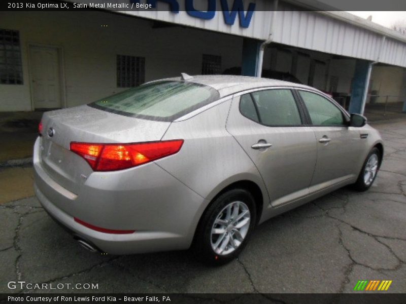 Satin Metal Metallic / Beige 2013 Kia Optima LX