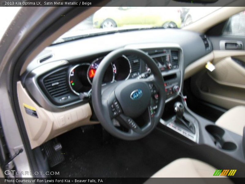 Satin Metal Metallic / Beige 2013 Kia Optima LX