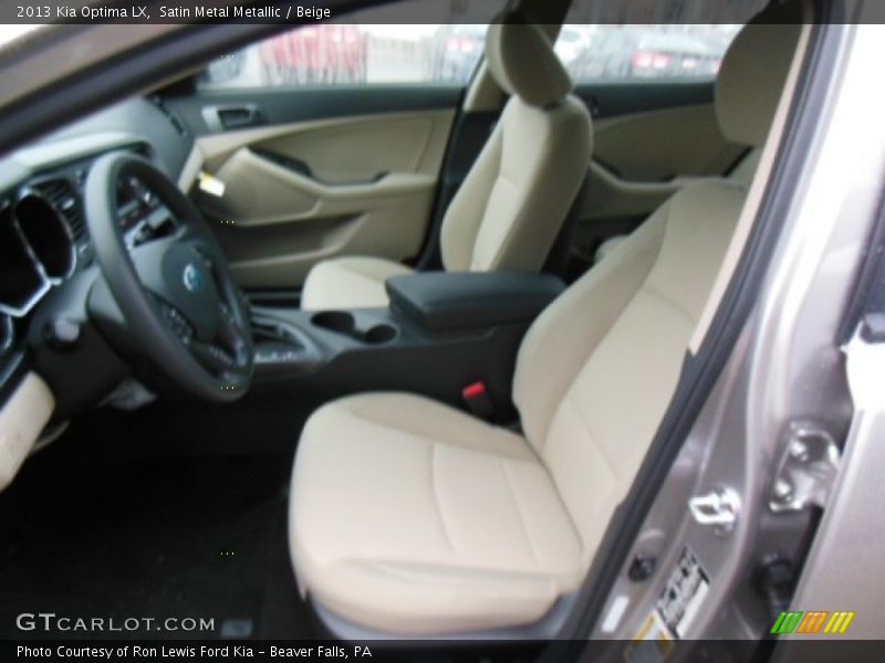 Satin Metal Metallic / Beige 2013 Kia Optima LX