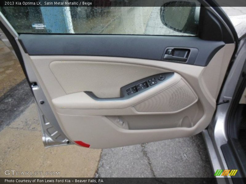Satin Metal Metallic / Beige 2013 Kia Optima LX