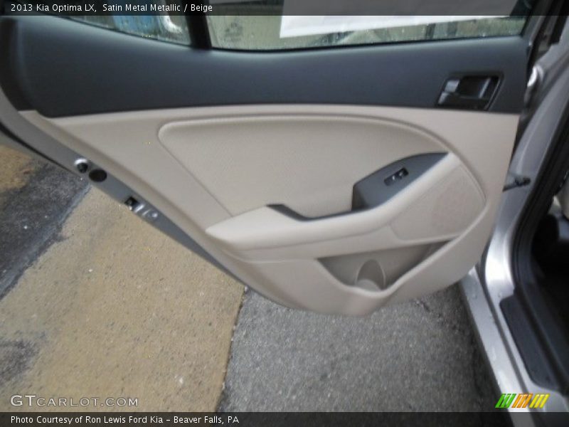 Satin Metal Metallic / Beige 2013 Kia Optima LX