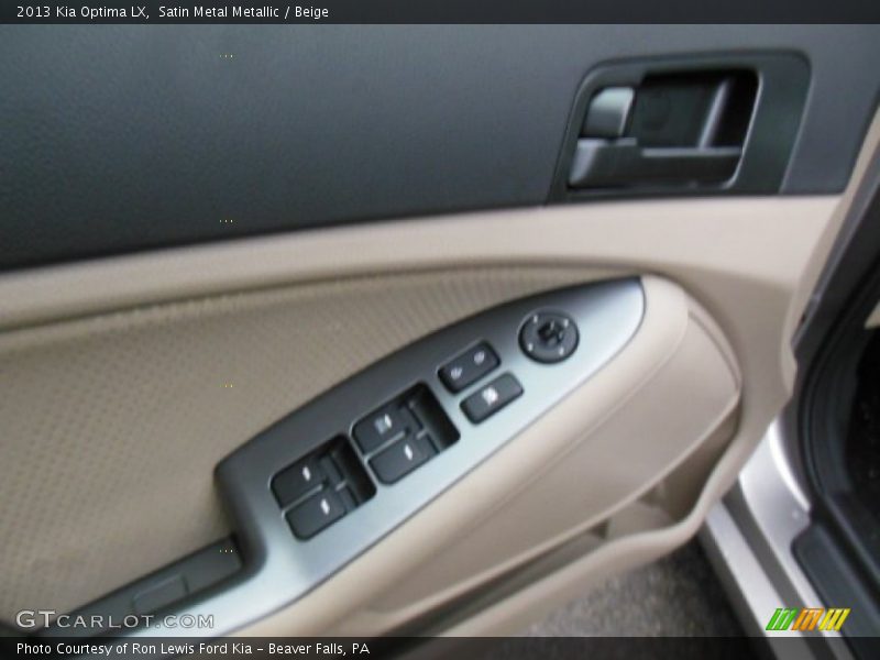Satin Metal Metallic / Beige 2013 Kia Optima LX