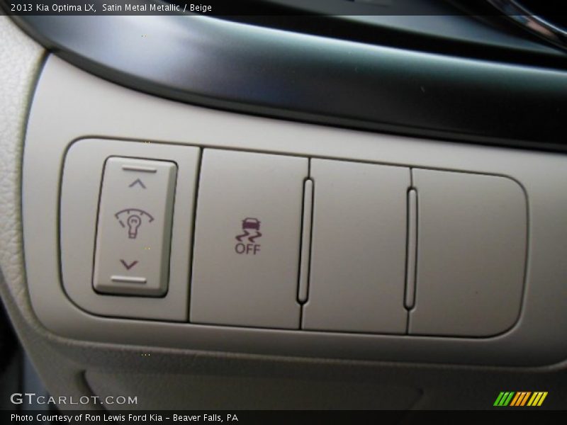 Satin Metal Metallic / Beige 2013 Kia Optima LX