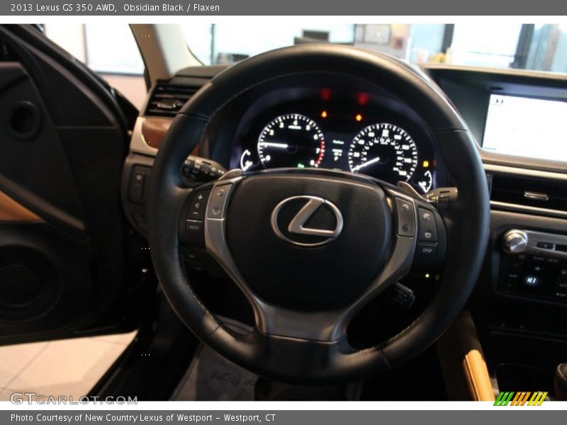 Obsidian Black / Flaxen 2013 Lexus GS 350 AWD