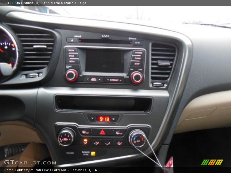 Satin Metal Metallic / Beige 2013 Kia Optima LX
