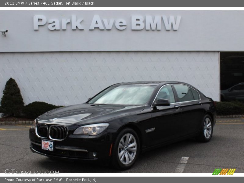 Jet Black / Black 2011 BMW 7 Series 740Li Sedan