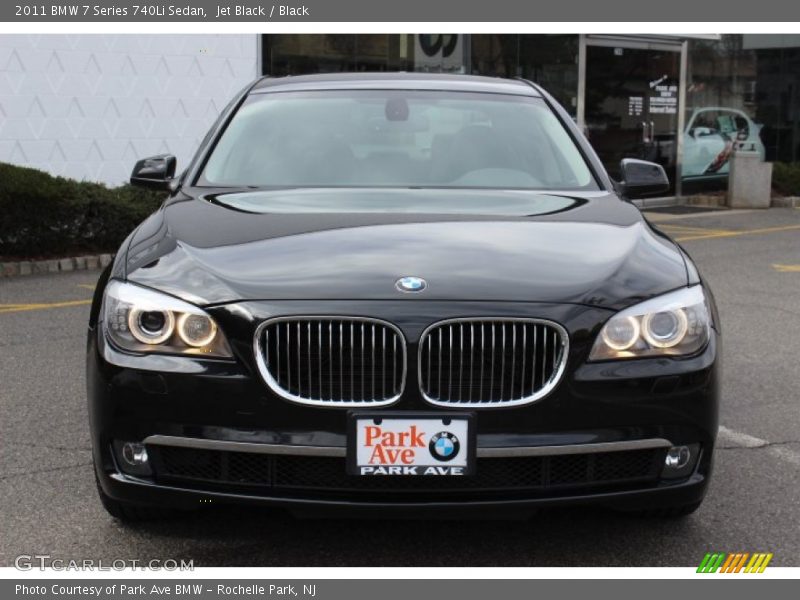 Jet Black / Black 2011 BMW 7 Series 740Li Sedan