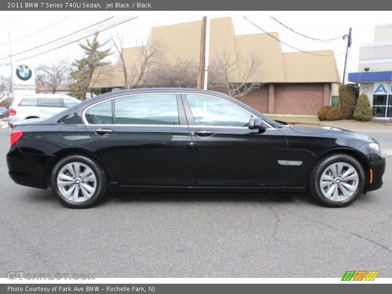 Jet Black / Black 2011 BMW 7 Series 740Li Sedan