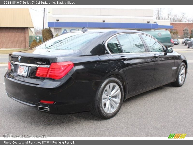 Jet Black / Black 2011 BMW 7 Series 740Li Sedan