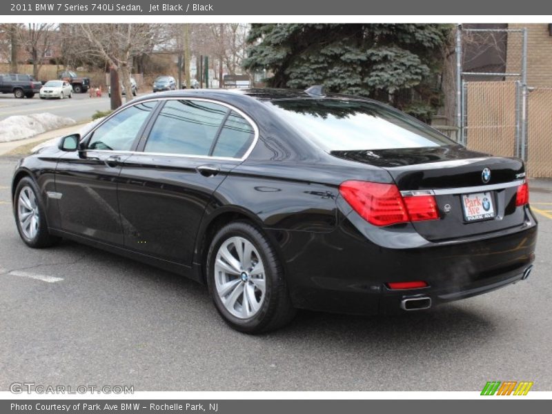 Jet Black / Black 2011 BMW 7 Series 740Li Sedan