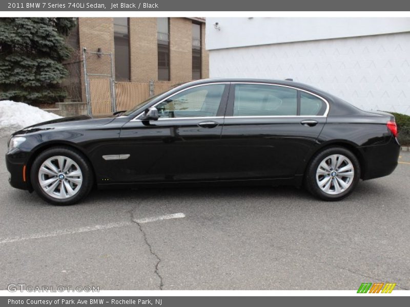 Jet Black / Black 2011 BMW 7 Series 740Li Sedan