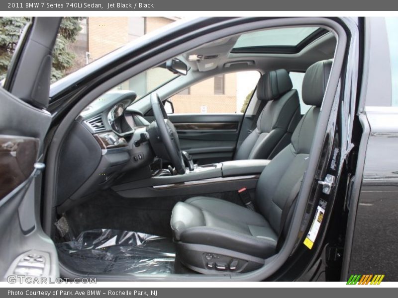 Jet Black / Black 2011 BMW 7 Series 740Li Sedan