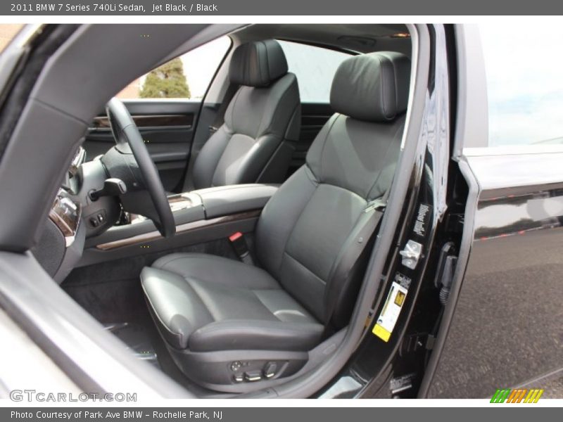 Jet Black / Black 2011 BMW 7 Series 740Li Sedan