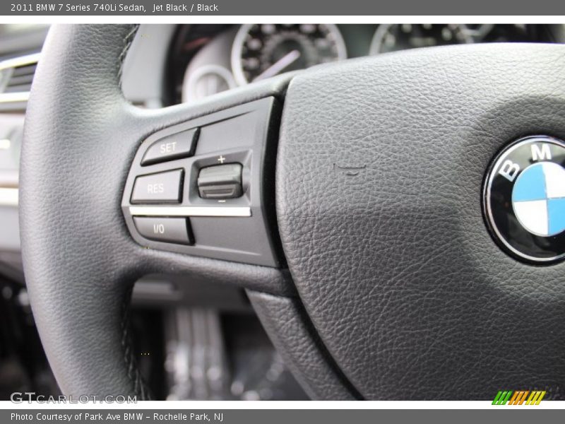 Jet Black / Black 2011 BMW 7 Series 740Li Sedan