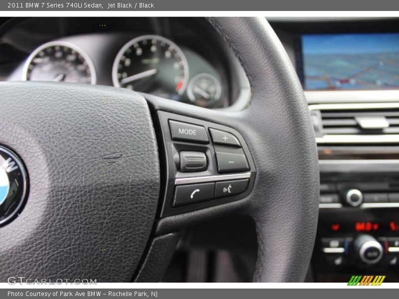 Jet Black / Black 2011 BMW 7 Series 740Li Sedan