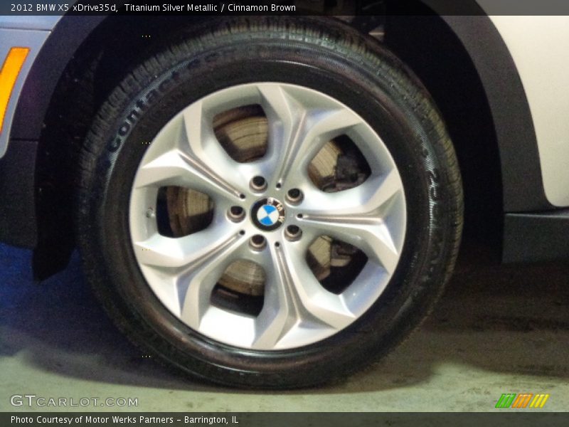 Titanium Silver Metallic / Cinnamon Brown 2012 BMW X5 xDrive35d