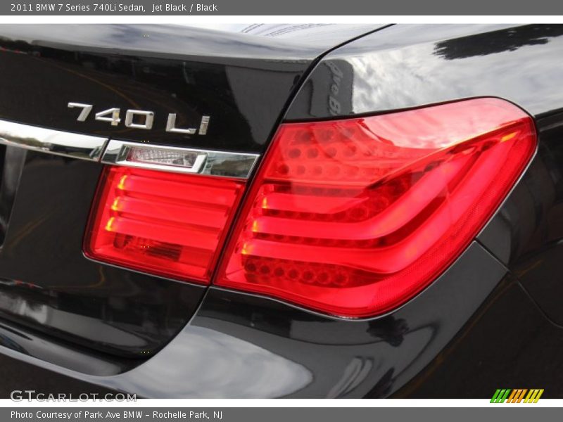 Jet Black / Black 2011 BMW 7 Series 740Li Sedan