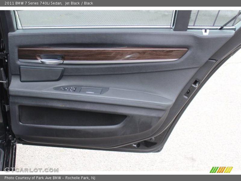 Jet Black / Black 2011 BMW 7 Series 740Li Sedan