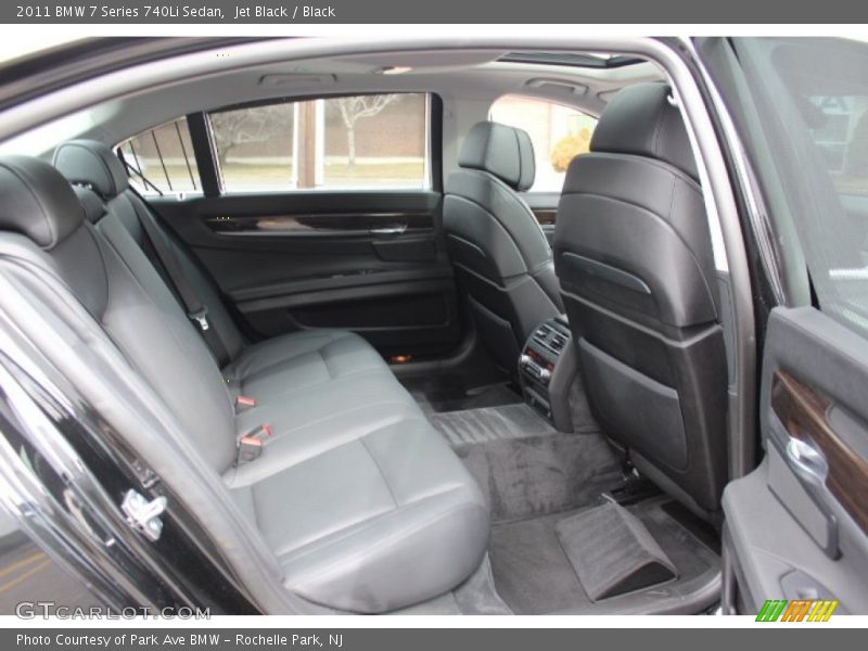 Jet Black / Black 2011 BMW 7 Series 740Li Sedan