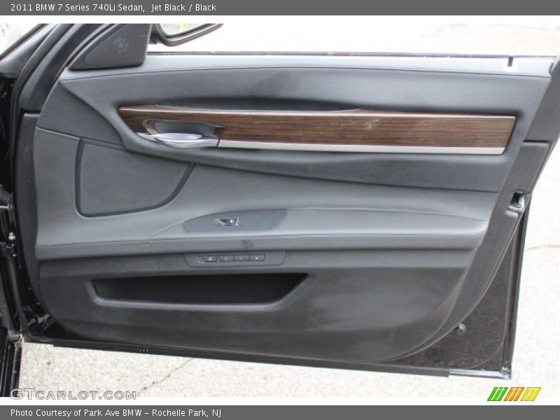 Jet Black / Black 2011 BMW 7 Series 740Li Sedan
