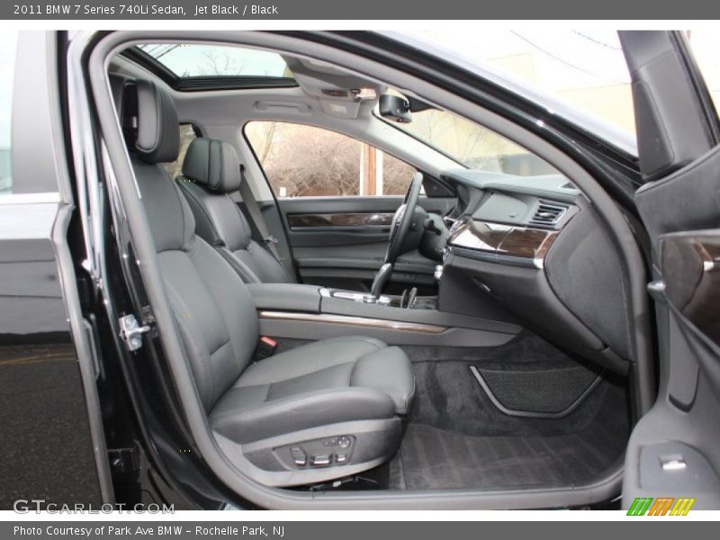Jet Black / Black 2011 BMW 7 Series 740Li Sedan