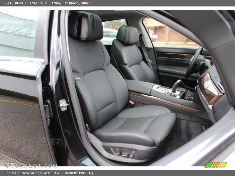 Jet Black / Black 2011 BMW 7 Series 740Li Sedan