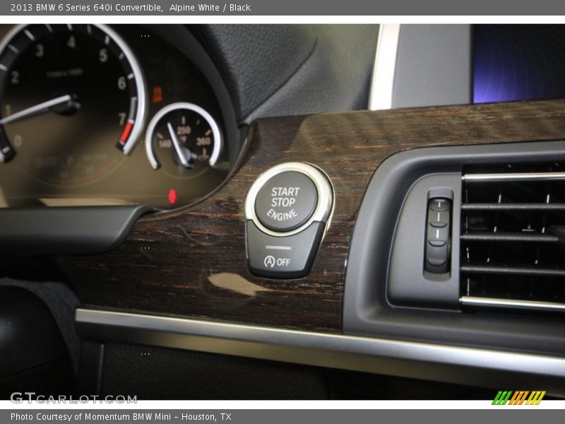 Controls of 2013 6 Series 640i Convertible