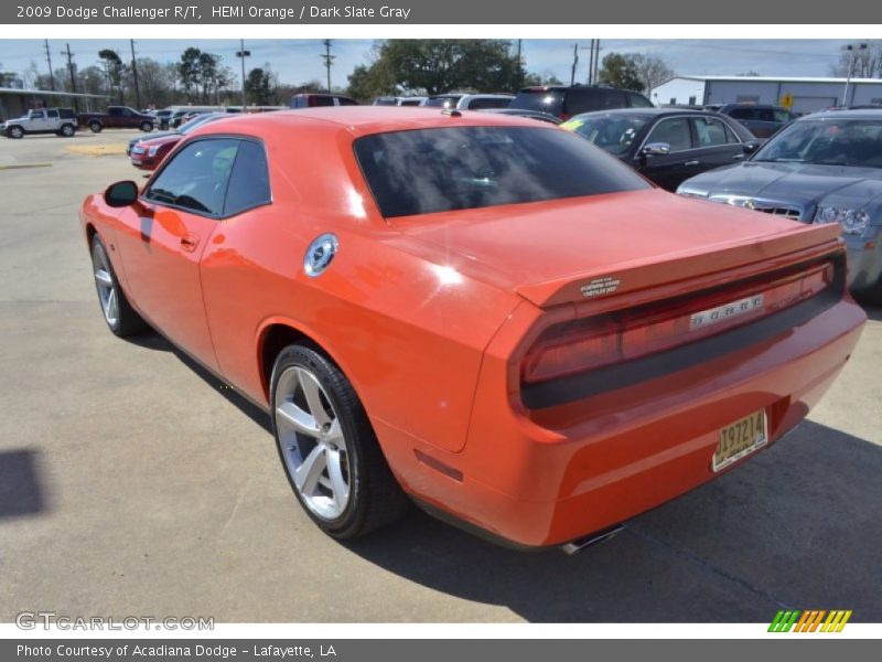 HEMI Orange / Dark Slate Gray 2009 Dodge Challenger R/T