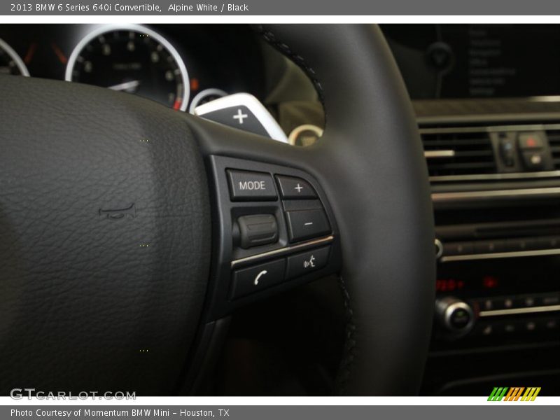 Controls of 2013 6 Series 640i Convertible