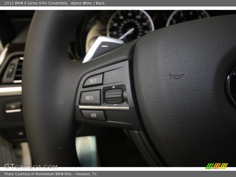 Controls of 2013 6 Series 640i Convertible