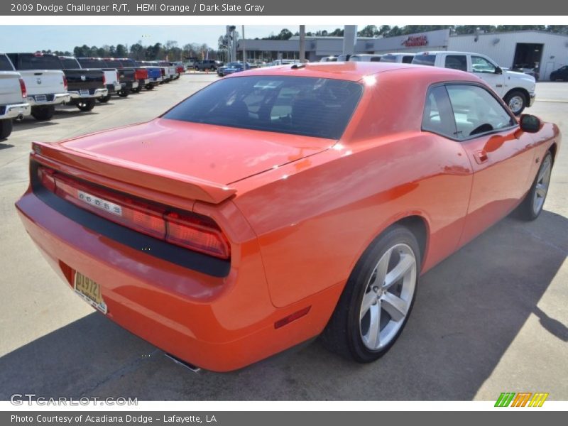 HEMI Orange / Dark Slate Gray 2009 Dodge Challenger R/T