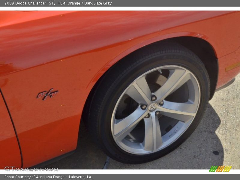 HEMI Orange / Dark Slate Gray 2009 Dodge Challenger R/T