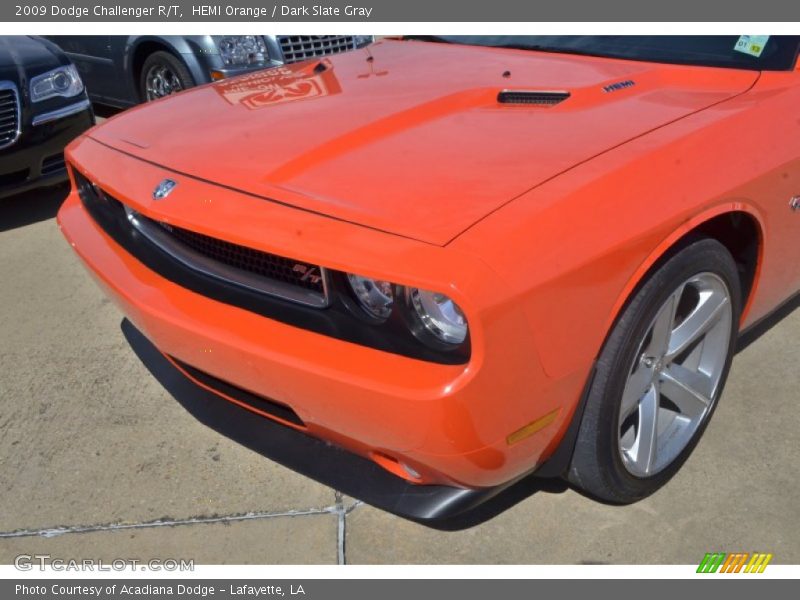 HEMI Orange / Dark Slate Gray 2009 Dodge Challenger R/T