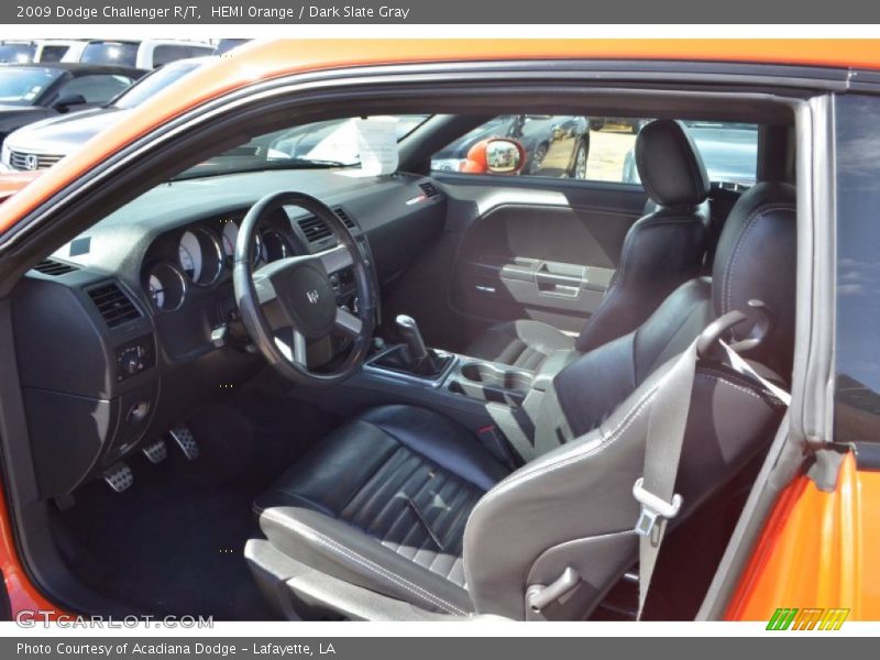 HEMI Orange / Dark Slate Gray 2009 Dodge Challenger R/T