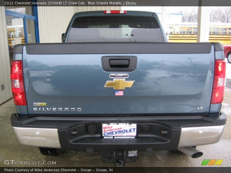 Blue Granite Metallic / Ebony 2012 Chevrolet Silverado 2500HD LT Crew Cab