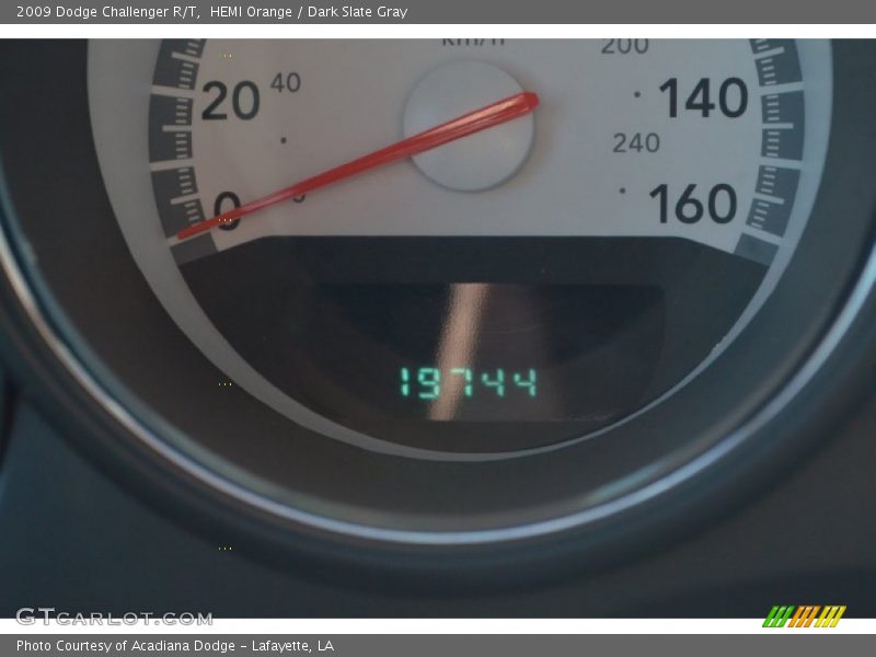 HEMI Orange / Dark Slate Gray 2009 Dodge Challenger R/T