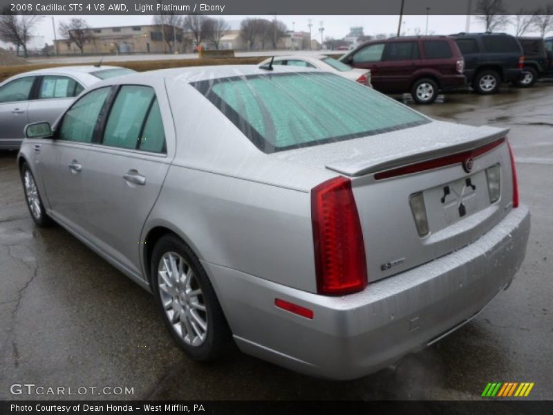 Light Platinum / Ebony 2008 Cadillac STS 4 V8 AWD