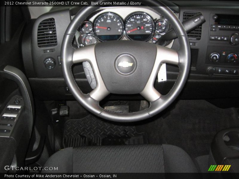 Blue Granite Metallic / Ebony 2012 Chevrolet Silverado 2500HD LT Crew Cab