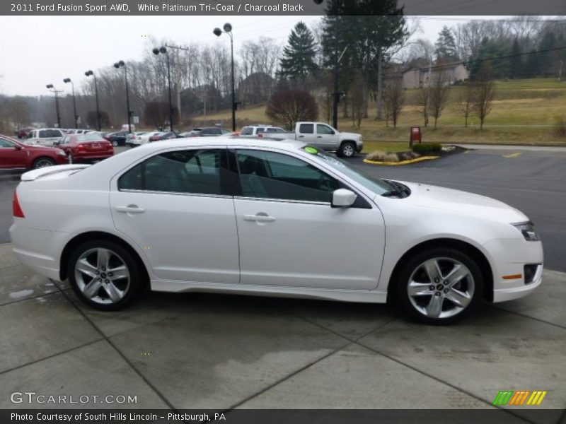  2011 Fusion Sport AWD White Platinum Tri-Coat