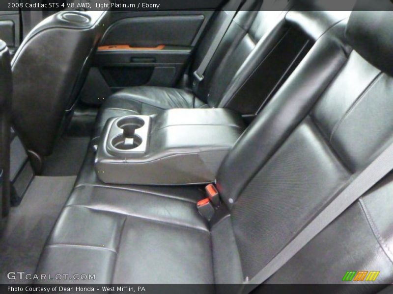 Rear Seat of 2008 STS 4 V8 AWD