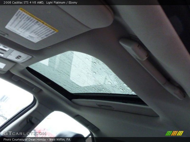 Sunroof of 2008 STS 4 V8 AWD