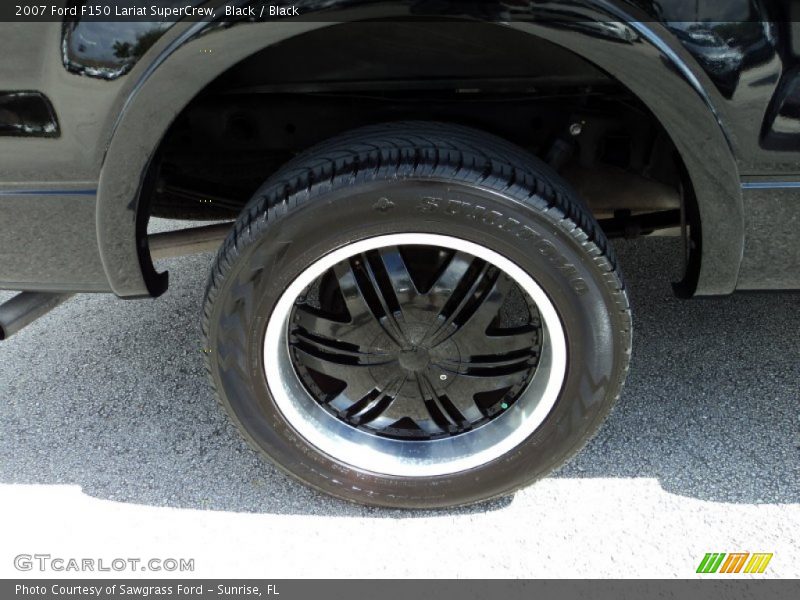 Black / Black 2007 Ford F150 Lariat SuperCrew
