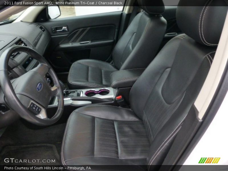  2011 Fusion Sport AWD Charcoal Black Interior