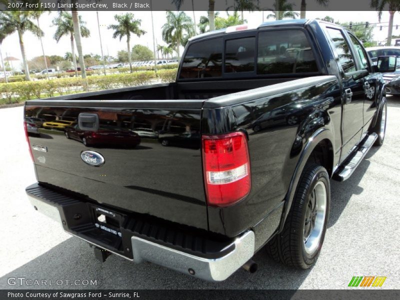 Black / Black 2007 Ford F150 Lariat SuperCrew