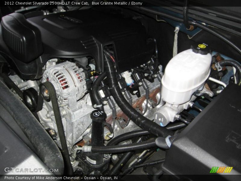Blue Granite Metallic / Ebony 2012 Chevrolet Silverado 2500HD LT Crew Cab