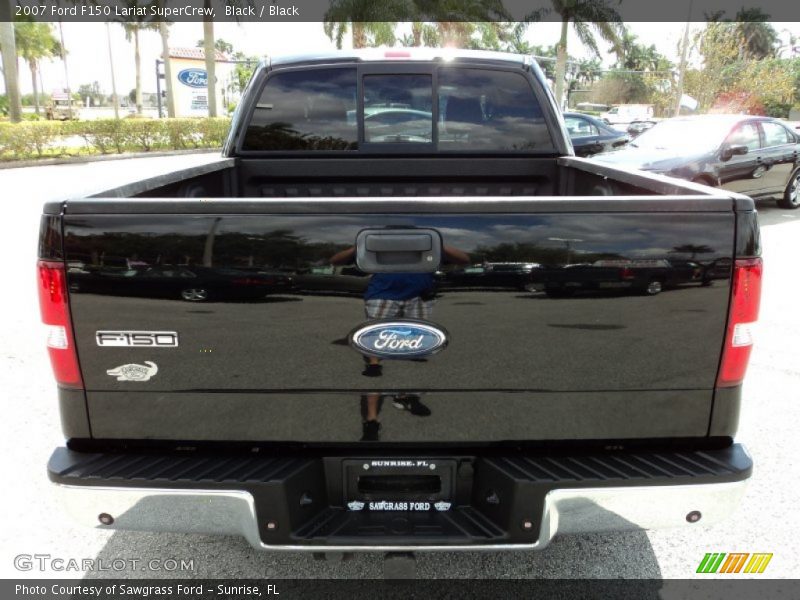 Black / Black 2007 Ford F150 Lariat SuperCrew