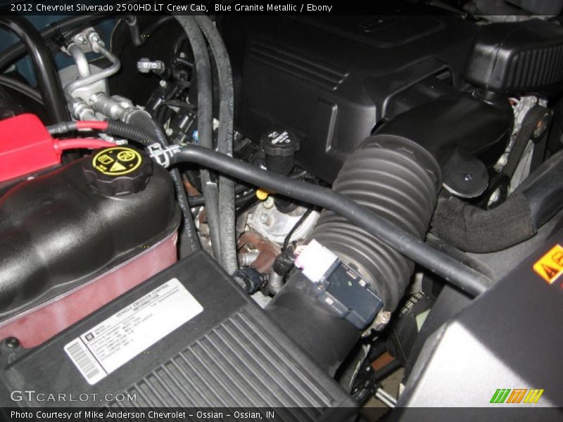 Blue Granite Metallic / Ebony 2012 Chevrolet Silverado 2500HD LT Crew Cab