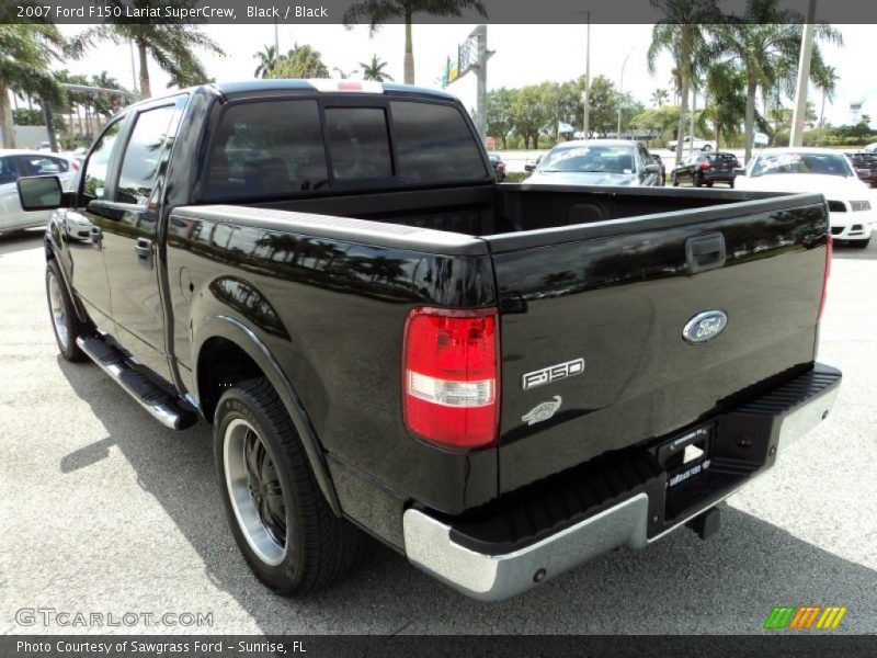 Black / Black 2007 Ford F150 Lariat SuperCrew